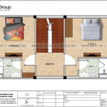 5 Bản vẽ tầng 2 nhà ống tân cổ điển 4 tầng tại hải phòng sh nop 0202