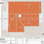 5 Bản vẽ tầng mái biệt thự kiểu tân cổ điển đẹp tại hải phòng sh btp 0148