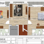 8 Mặt bằng tầng 4 tòa nhà văn phòng mặt tiền 6,8m tại hà nội sh vp 0038