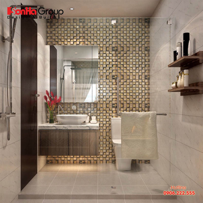 Thiết kế phòng tắm nhỏ đẹp diện tích sử dụng chỉ từ 3m2 đến 5m2