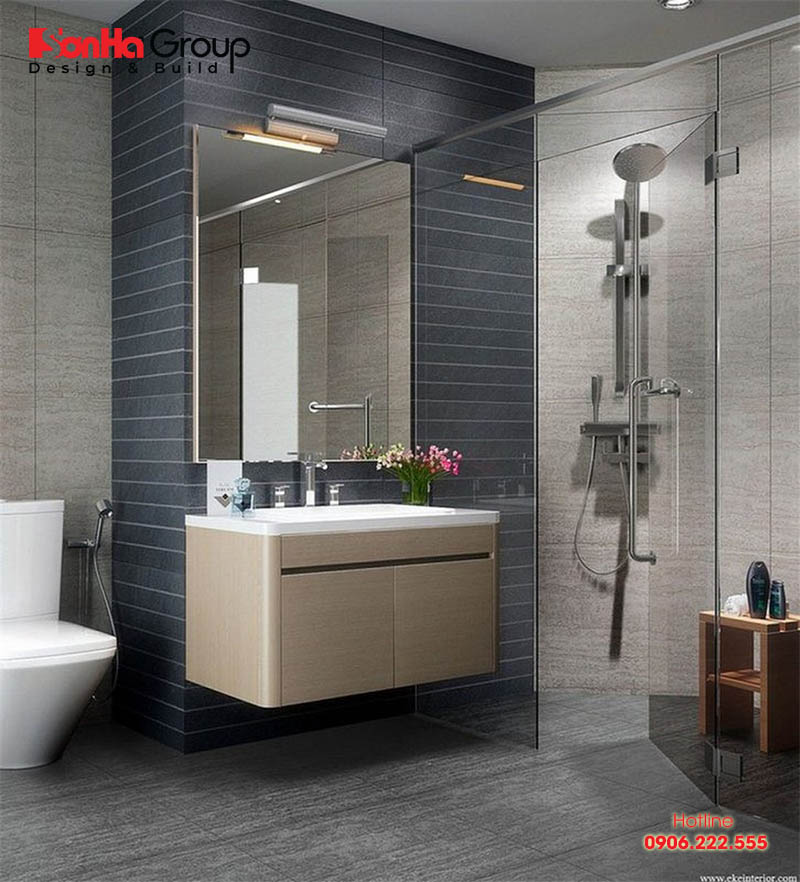 Thiết kế phòng tắm nhỏ đẹp diện tích sử dụng chỉ từ 3m2 đến 5m2