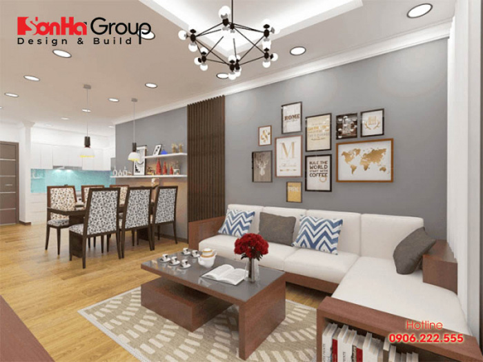 Mẫu trang trí phòng khách chung cư đẹp và độc đáo năm 2020 1