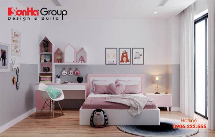 Thiết kế nội thất theo sở thích sẽ mang đến cho trẻ không gian nghỉ ngơi, học tập lý thú nhất 