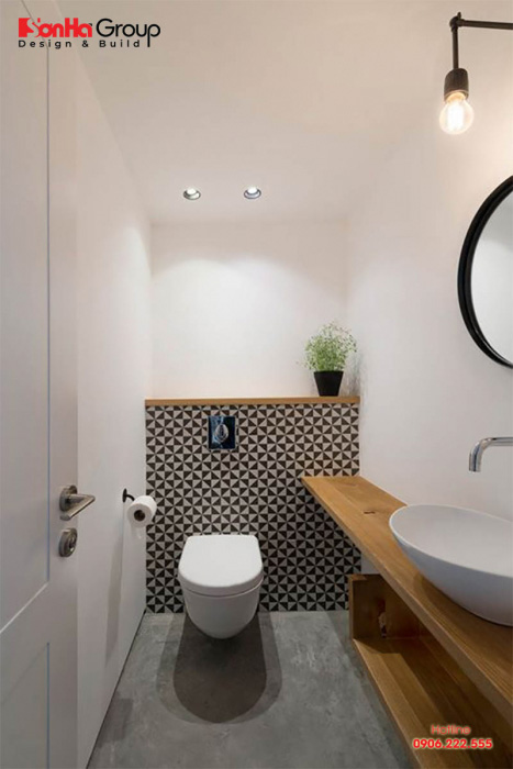 Ý tưởng thiết kế nhà vệ sinh diện tích nhỏ đơn giản mà hiện đại 4