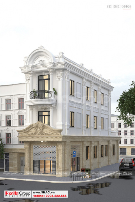 1 Thiết kế nhà ống cổ điển đẹp tại hà nội sh nop 0203