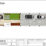 12 Mặt bằng tầng 1 nhà ống hiện đại 3 tầng tại hải phòng sh nod 0213