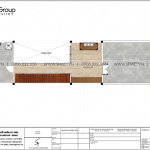 14 Mặt bằng tầng 3 nhà ống 2 phòng ngủ kiểu hiện đại tại hải phòng sh nod 0213