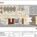 4 Bản vẽ tầng trệt tòa nhà văn phòng kiểu tân cổ điển tại sài gòn sh vp 0039