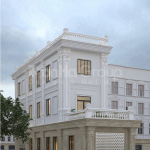 4 Kiến trúc nhà ống cổ điển 4 phòng ngủ tại hà nội sh nop 0203