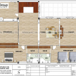 5 Mặt bằng tầng 3 biệt thự tân cổ điển sang trọng tại hải phòng sh btp 0149