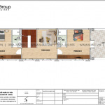 6 Bản vẽ tầng 2 nhà ống cổ điển 3 tầng tại hà nội sh nop 0203