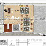 8 Bản vẽ sân thượng tòa nhà văn phòng kiểu tân cổ điển tại sài gòn sh vp 0039