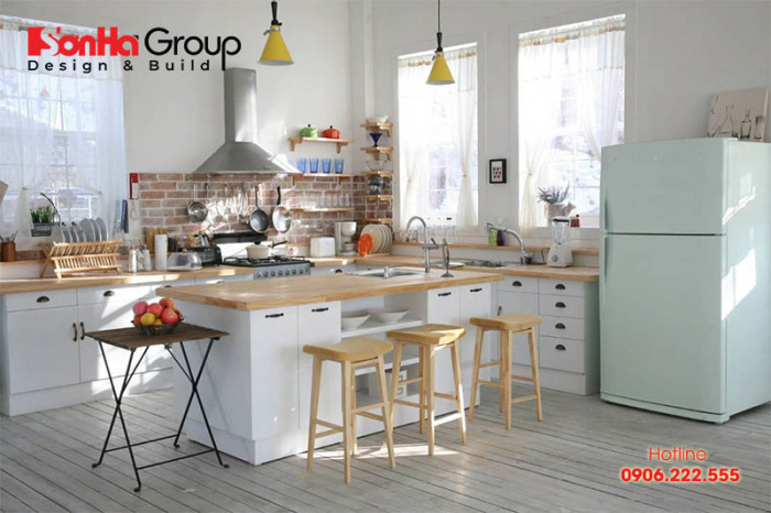 Khám phá ý tưởng thiết kế phòng bếp 10m2 ngăn nắp, hợp phong thủy 