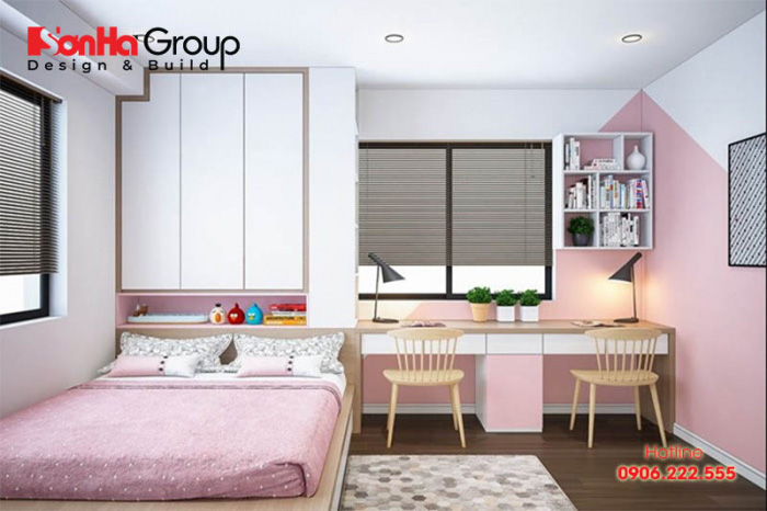 Màu hồng được phái nữ yêu chuộng trong việc trang trí nội thất phòng ngủ 