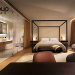 Mẫu phòng ngủ khách sạn tiêu chuẩn 5 sao đẹp sang trọng 2