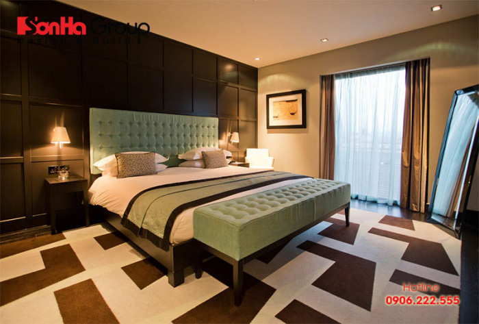 Mẫu phòng ngủ khách sạn tiêu chuẩn 5 sao đẹp sang trọng 3