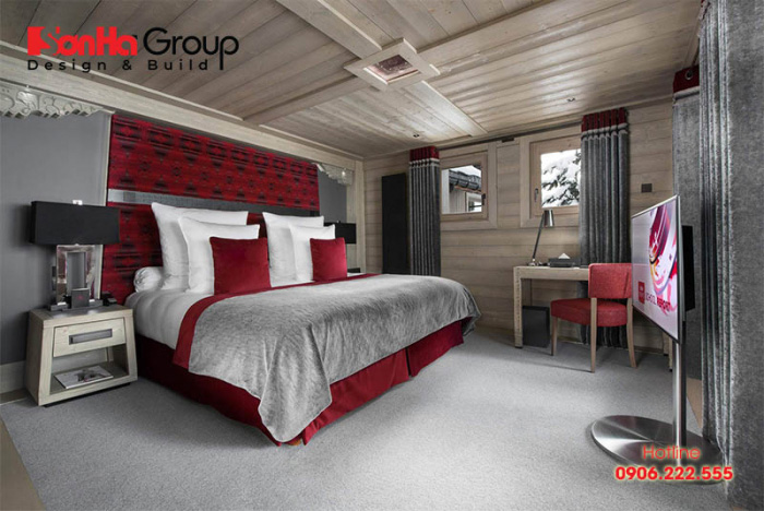 Mẫu phòng ngủ khách sạn tiêu chuẩn 5 sao đẹp sang trọng 6