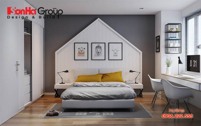 Mẫu phòng ngủ khép kín đẹp với nội thất hiện đại, hợp thời và sang trọng 