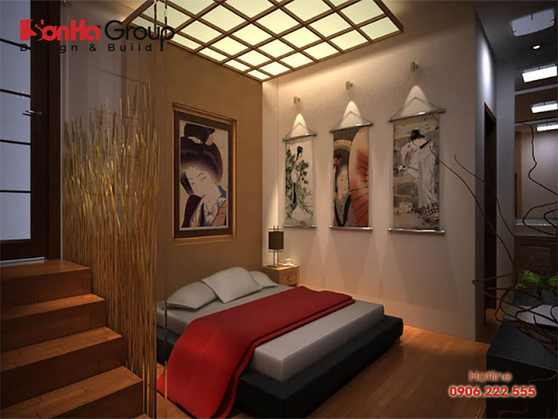 Thiết kế phòng ngủ phong cách Nhật Bản đẹp với 5 yếu tố đặc trưng