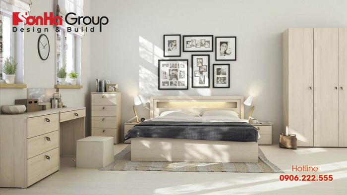 Phòng ngủ phong cách Scandinavian thường mang nét mộc mạc, đơn giản, mà tinh tế 