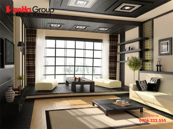 Thiết kế phòng khách ngồi bệt mang lại không gian yên bình và thanh tịnh cho ngôi nhà của bạn 