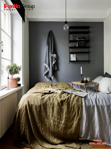 Thiết kế phòng ngủ phong cách scandinavian với gam màu đơn sắc  3