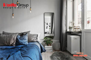 Thiết kế phòng ngủ phong cách scandinavian với gam màu đơn sắc  4