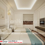 10 Bố trí nội thất phòng ngủ tầng tum khách sạn tại quảng ninh