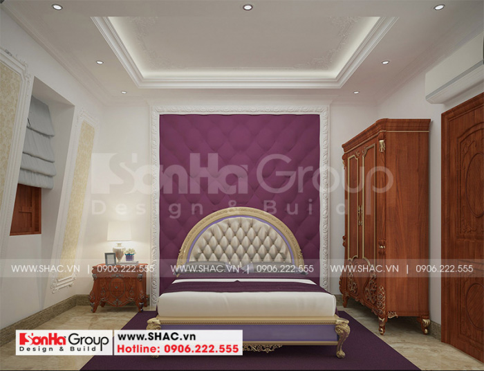 13 Không gian nội thất phòng ngủ 7 biệt thự tân cổ điển tại an giang sh btp 0150