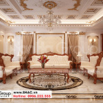 Phòng khách kiểu pháp ấn tượng