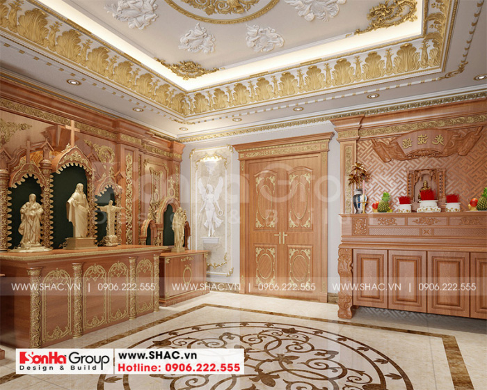 Phòng thờ truyền thống, thờ đạo