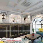 2 Mẫu nội thất sảnh lễ tân khách sạn đẹp tại quảng ninh