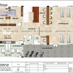 Bản vẽ công năng tầng 1 biệt thự BTP 0150