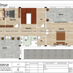 Bản vẽ công năng tầng 3 biệt thự BTP 0150