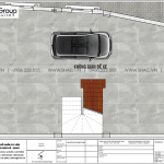 3 Mặt bằng tầng 1 biệt thự lâu đài mini mặt tiền 7,6m tại hưng yên sh btld 0042