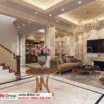 4 Trang trí nội thất sảnh tầng 1 kiểu tân cổ điển tại quảng ninh