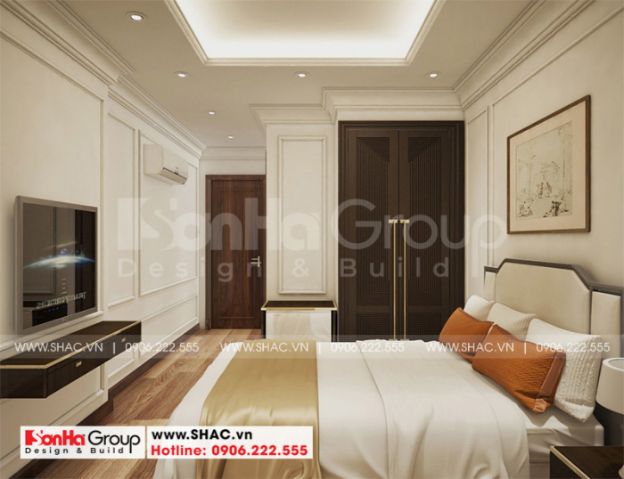 Phương án thiết kế nội thất phòng ngủ đơn khách sạn đẹp 2 sao tại Quảng Ninh 