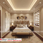 5 Bố trí nội thất phòng ngủ master biệt thự tân cổ điển tại quảng ninh
