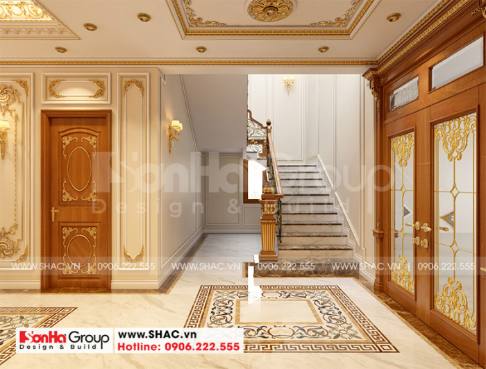 Cầu thang biệt thự đẹp