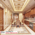 Phòng bếp sang chảnh kiểu pháp