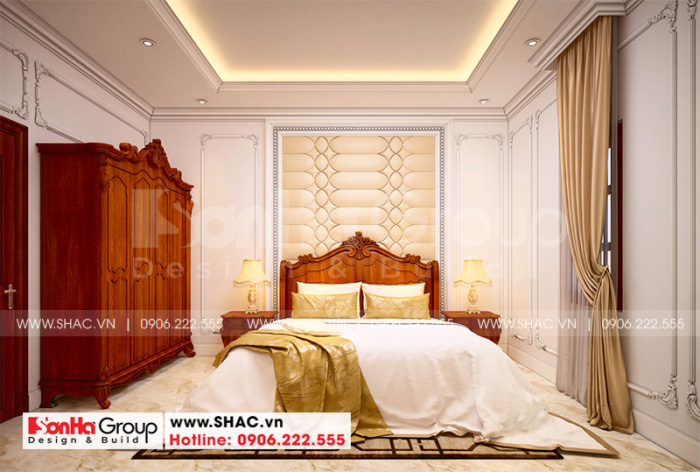 Phòng ngủ nhỏ phong cách tân cổ điển