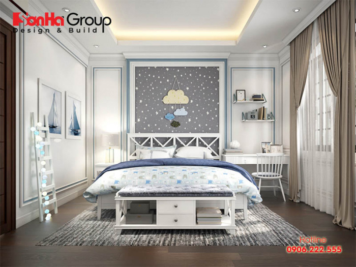 Ấn tượng với mẫu thiết kế nội thất phòng ngủ xinh xắn được trang trí độc đáo dành cho bé gái 12 tuổi 