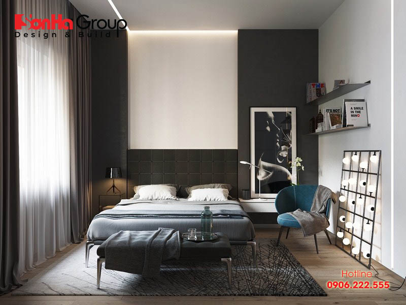 Cách bố trí phòng ngủ hình chữ nhật đẹp tinh tế ở mọi góc nhìn