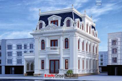 Biệt thự 3 tầng tân cổ điển 12m x 20m