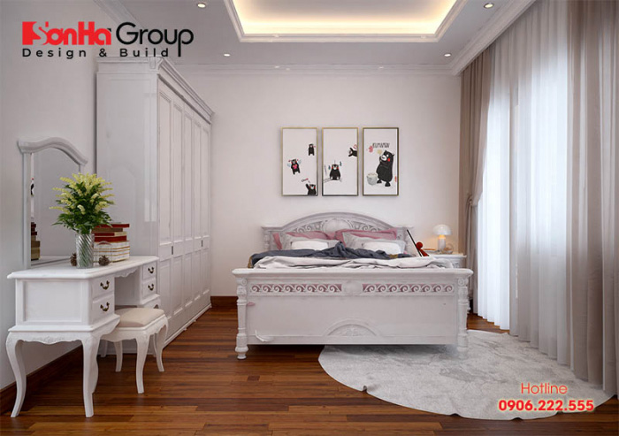 Mẫu phòng ngủ đẹp thiết kế dành riêng cho bé gái 