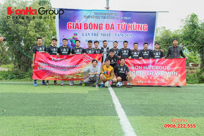 Sơn Hà Group vô địch giải bóng đá Cúp Tứ Hùng Waterfont City (6)