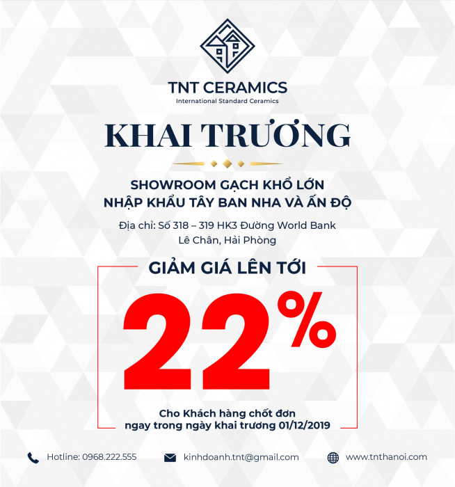 TNT CERAMICS - SHOWROOM số 1 chuyên cung cấp gạch 1
