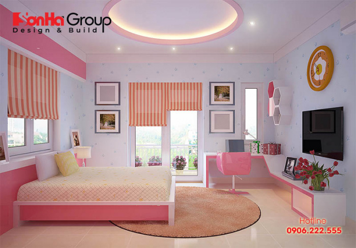 Trang trí mẫu phòng ngủ đẹp cho bé gái theo từng độ tuổi bố mẹ nên biết để thiết kế nên căn phòng sinh hoạt riêng vừa tiện nghi lại thoải mái với mỗi người 