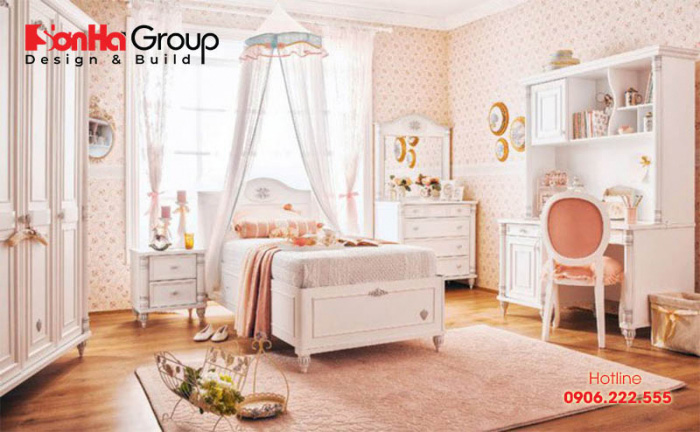 Việc lựa chọn màu sơn tường khá là quan trọng cho căn phòng ngủ của bé 