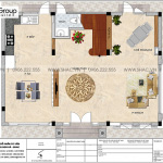 12 Mặt bằng tầng 1 biệt thự kiểu tân cổ điển đẹp tại vinhomes imperia hải phòng vhi 008